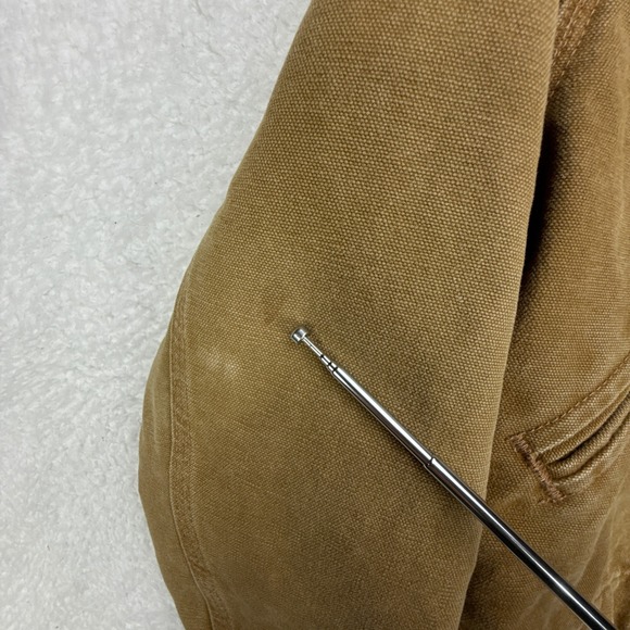 Carhartt Detroit Jacket Sherpa‎ Lined Youth Medium (8/10) YYJ97 BRN Brown - Picture 11 of 12